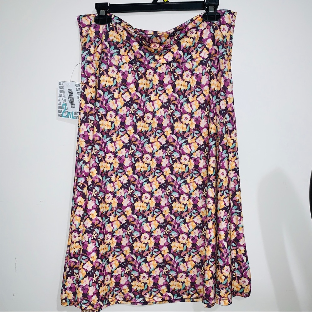 LuLaRoe Azure Skirt-2XL Floral